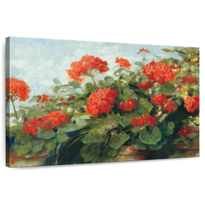 Harnek Geranium Wave, 34" H x 51" W