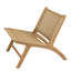 Set Of 2 Teak Garden Lounge Chairs