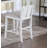 Graham 36" 3-Piece Small Space Counter Height Dining Table With Shelves And 2 Chairs