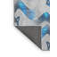 Tapis gris/bleu à motifs-1929708921