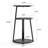 Round End Table Side Table With 3-Tier Shelves (Set of 2)-1690447188
