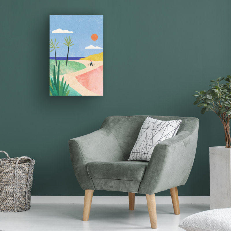 Beach Girl - Impression sur toile tendue