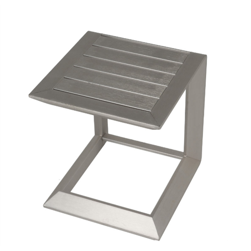 Table basse d'extérieur carrée L 15,82 po x l 15,82 po Jaired