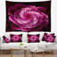 Tapisserie florale rose foncé-28503380