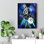 Reproduction d'art sur toile, signe du zodiaque Cancer, horoscope, constellation, prêt à accrocher