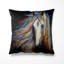 Coussin décoratif pour animaux - Cheval indien à crinière colorée | Coussin imprimé-135800427