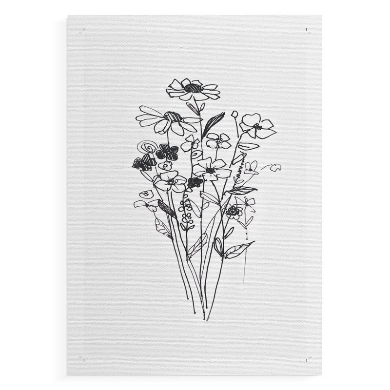 Farmhouse Plants II - Impression sur toile seulement - NON-CADRE, H 18 po x l 12 po