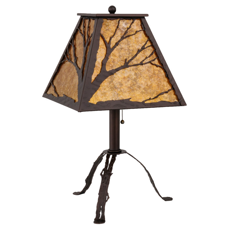 Rustic Lodge Tripod Table Lamp