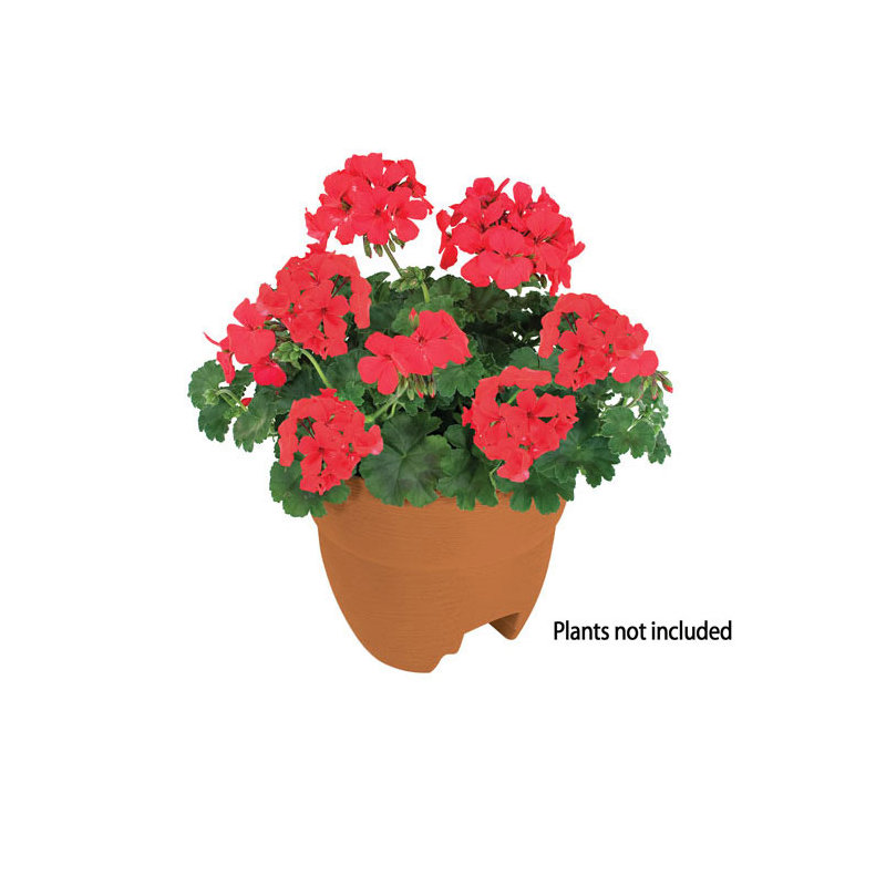 Pot à fleurs en plastique Krickel Bloomers, Terre cuite