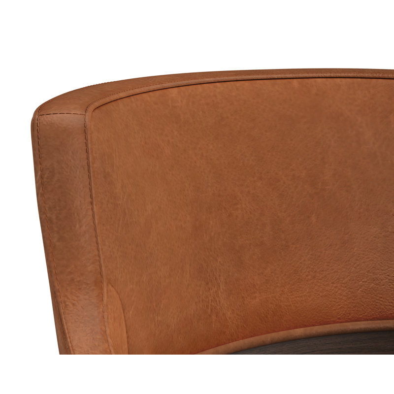 Tabouret de bar Brylea - brun - cuir tabac Shalimar,  Tabouret de bar (siège d'une hauteur de 30,50 po
