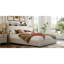 Grand lit avec fonction de rangement pour la tête de lit-387682452