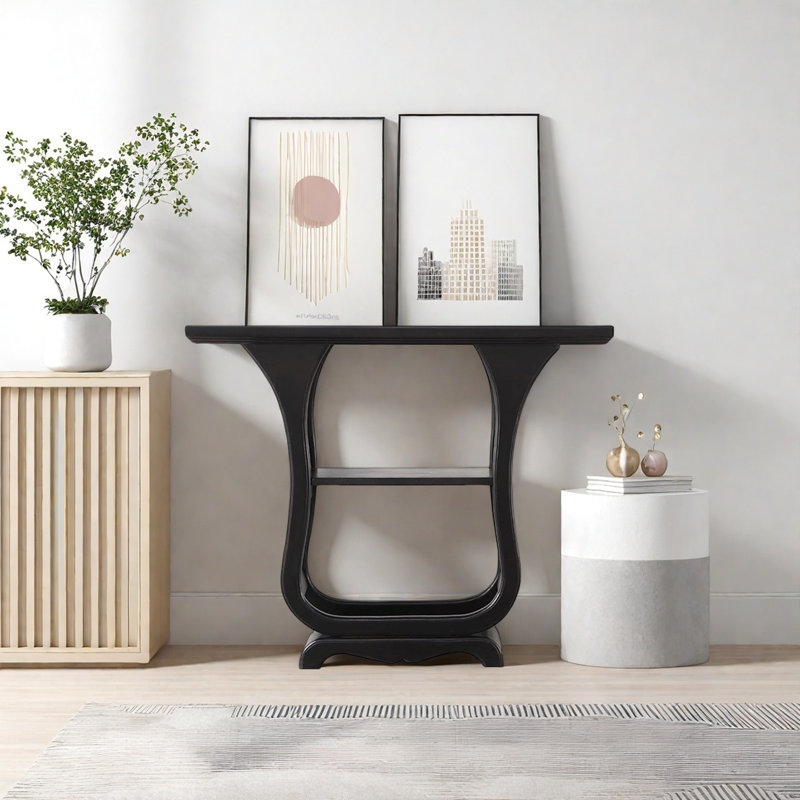 Console moderne, minimaliste et élégante, H 33,46 po x l 31,5 po x P 9,84 po