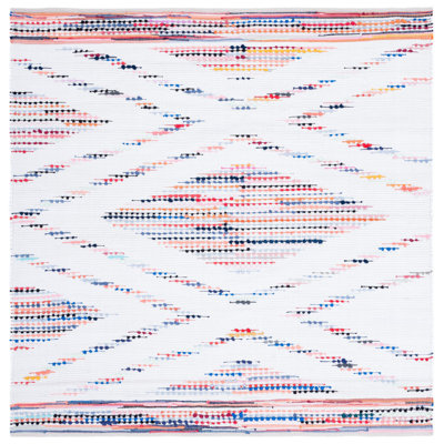 Tapis géométrique à tissage plat Montauk