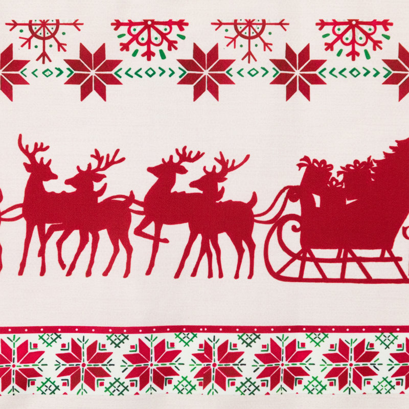Chemin de table rectangulaire Dashing Through The Snow - 72 po