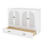 Lit escamotable double avec tiroirs-2134920573