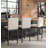 Upholstered Counter Stool with Steel Frame-71087377-71087376