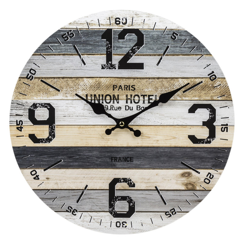 Porath Wood Wall Clock