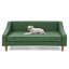 Canapé-lit surélevé durable et confortable avec accoudoirs irréguliers modernes, idéal pour la détente des chiens de taille moyenne et grande-1253652886