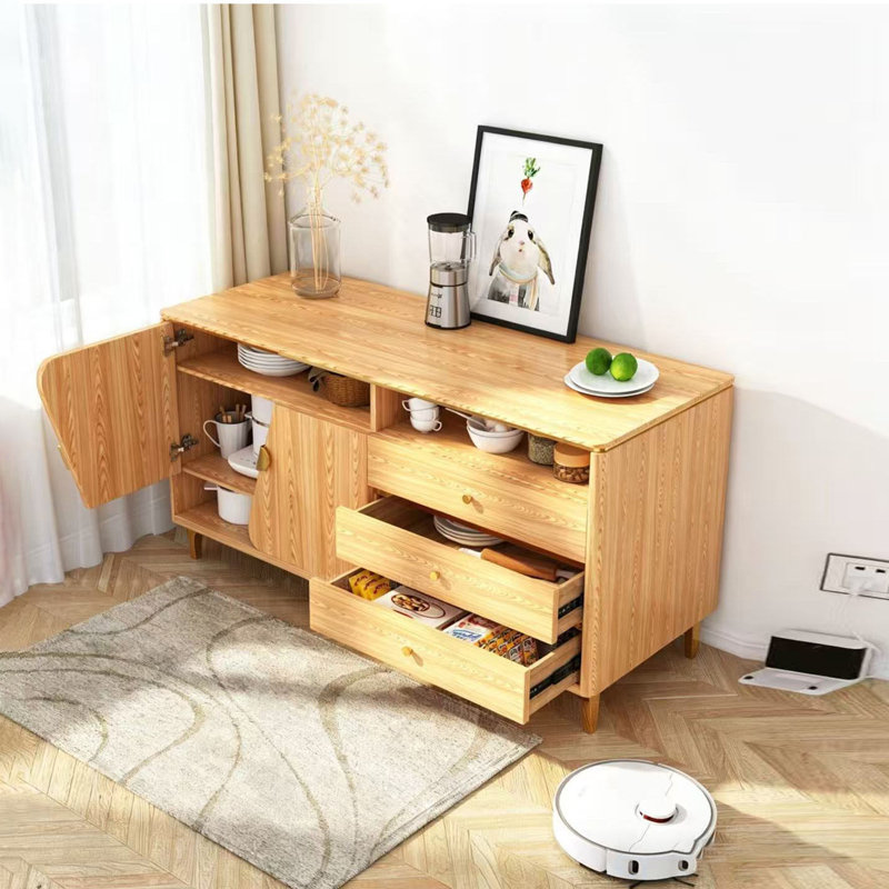 Buffet mural Nordic minimalist, H 35,43 po x l 47,24 po x P 15,75 po