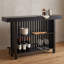 Buffet 3 en 1, table haute et table de bar avec rangement pour bouteilles de vin-905696740