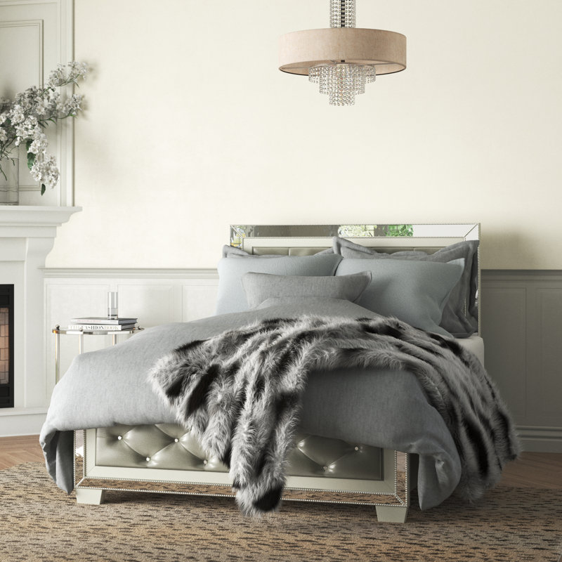 Barret Vegan Leather Standard Bed, Queen