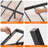Floating Bed Frame with Charging Station and LED Lights-1974554640