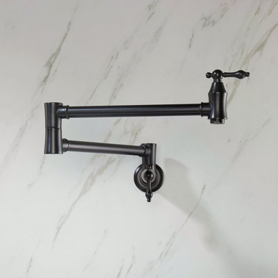 Wall Mount Folding Kitchen Pot Filler Faucet