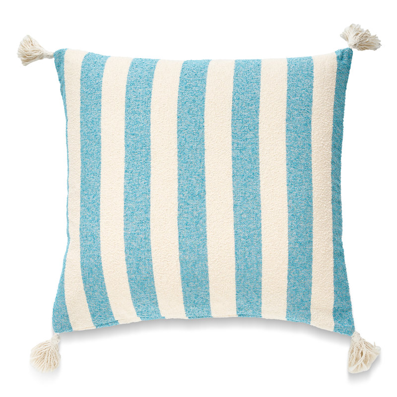 Housse de coussin French Stripe seulement, Bleu mer