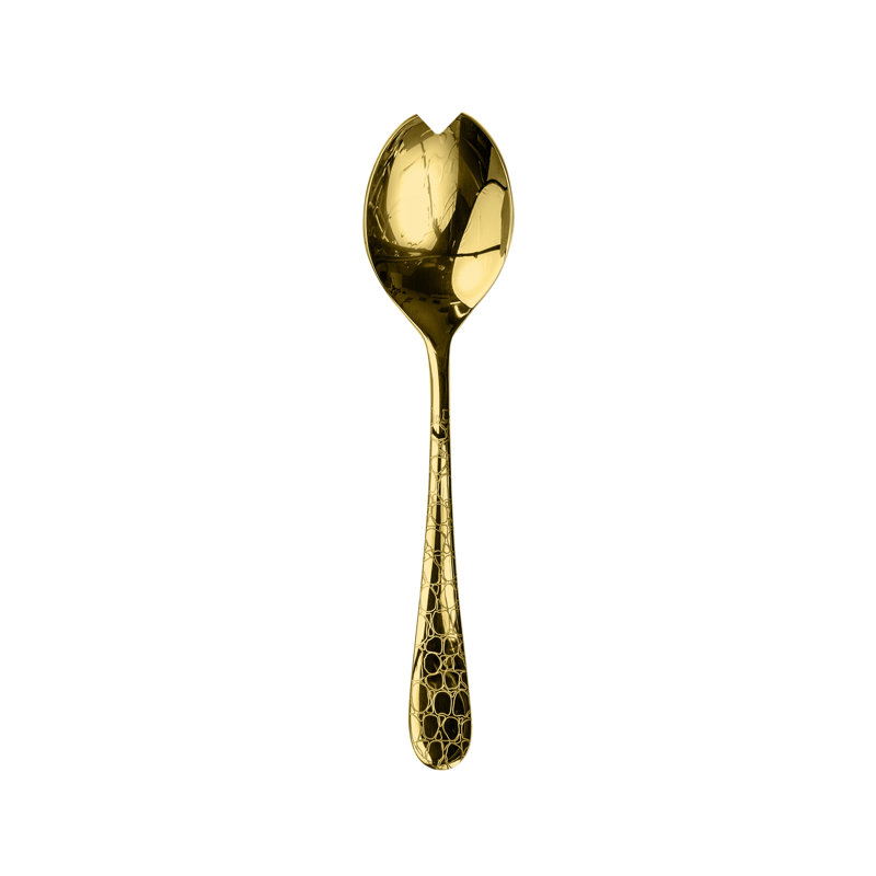 Coccodrillo Stainless Steel Serving Piece, Oro