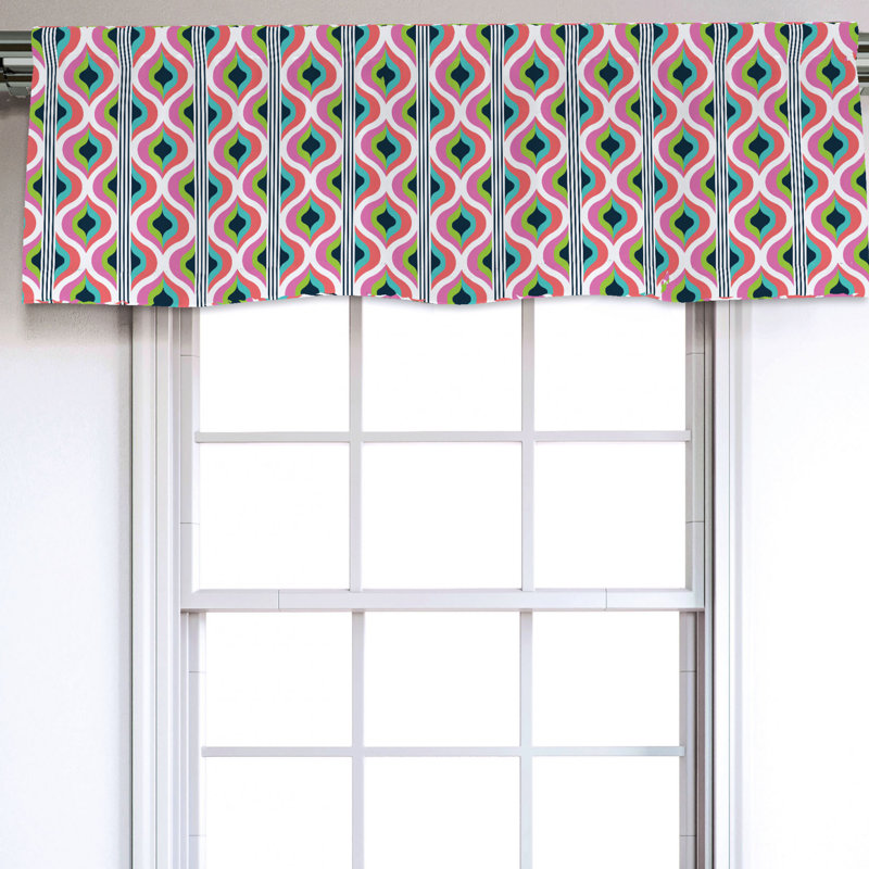 Sateen Ruffled Window Valance