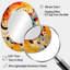 All That Jazz Colorful Joy - Grand miroir mural ovale sur métal-1709868683