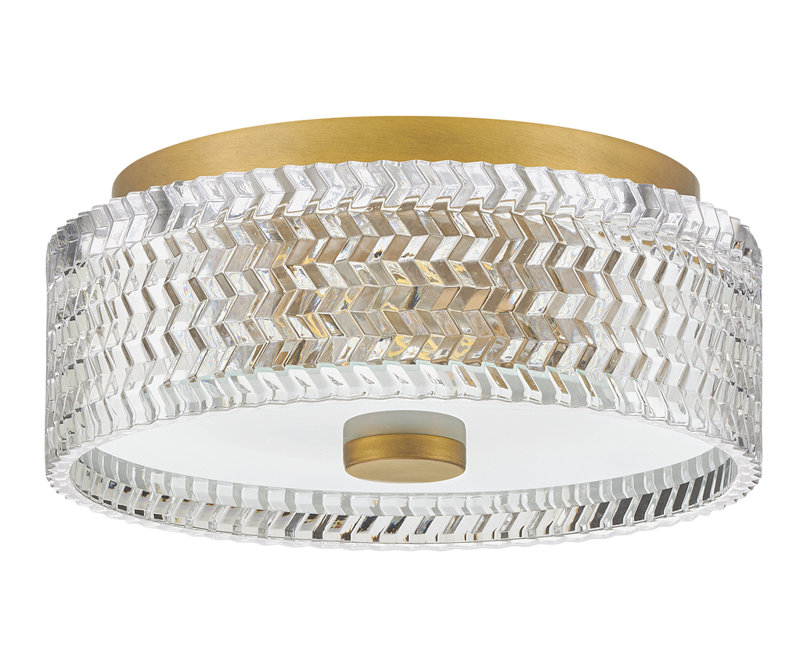 Elle Vanity Light, Heritage Brass