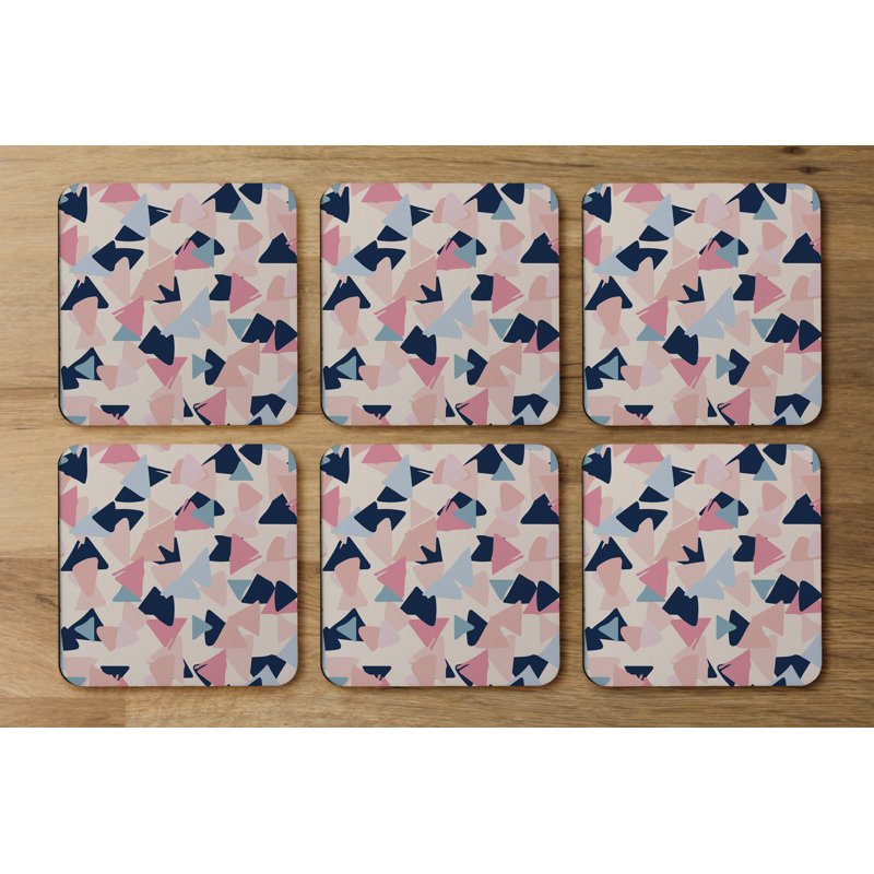 Square 6 Piece Coaster Set