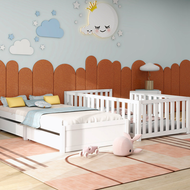 Braian Storage Bed, White, Twin