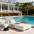 Turan Outdoor Acacia Wood Chaise Lounge Chair With Cushions-118158881-123490939