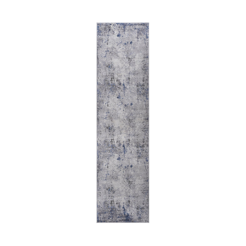 Collection Silver/Abstract Non-Shedding Living Room Bedroom Dining Home Office Stylish and Stain Resistant Area Rug