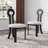 6 Seat Dining Table Set With Modern Key-shaped Dining Chairs, 7-piece Dining Set-1145606621-1145606617