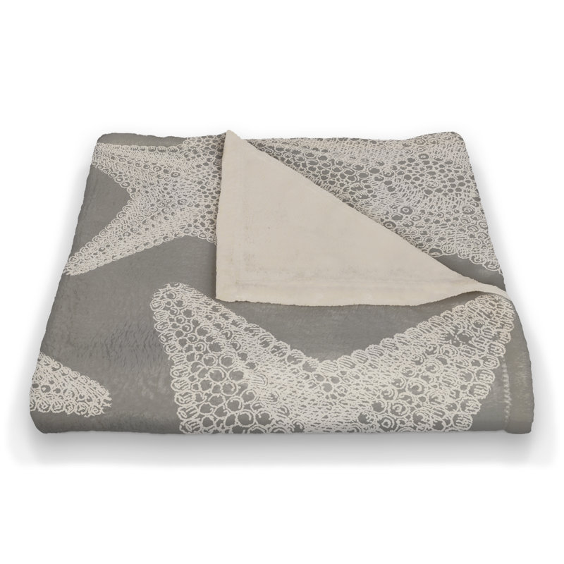 Hand Woven Throw Blanket, Gray