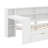 Twin Size Platform Bed With Storage Shelves, Drawers, Charging Station, LED, Desk And Upholstered Headboard-1052548382