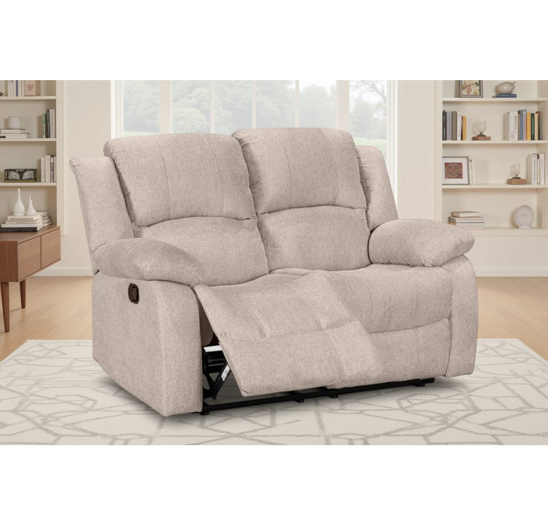 Aesir Reclining Sofa, 2, Beige