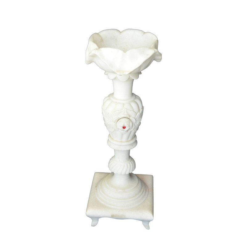 19'' H Marble Tabletop Candlestick