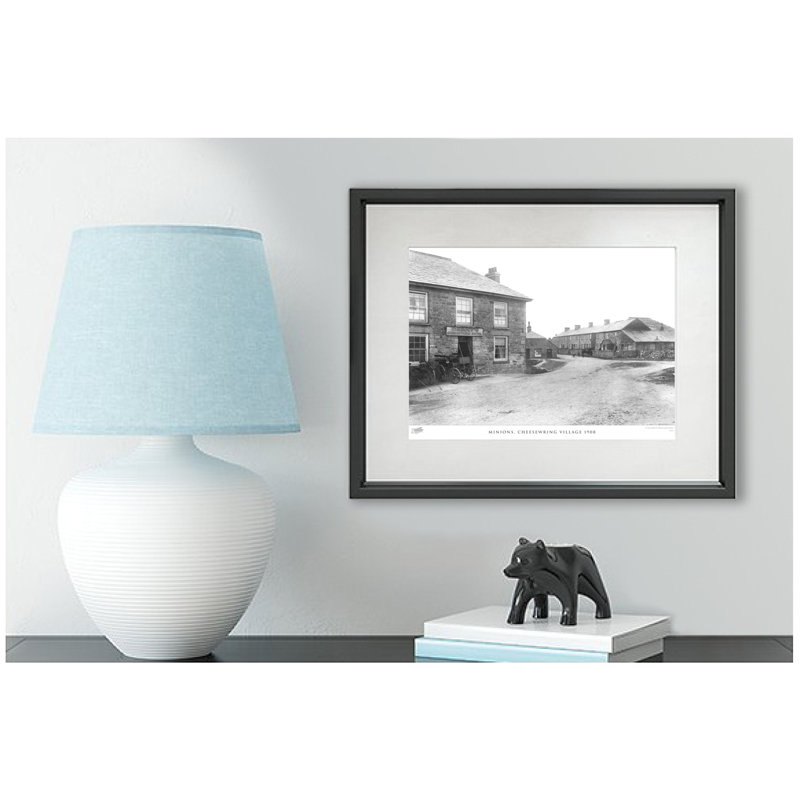 Minions, Cheesewring Village 1908 1 Piece Single Picture Frame Wall Art, 40cm H x 50cm W x 2.3cm D