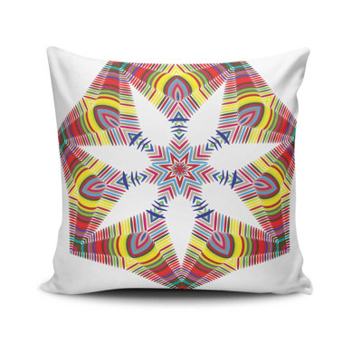 Decorative Cushion Cover, 17 x 17 Inches, 50% Cotton / 50% Polyester | Machine Washable at 104°F, Ironable, Concealed Zip Closure | Perfect for Living Room, Bedroom, and Stylish Home Décor