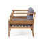 Chaise de patio d'extérieur avec coussins Leist-192065658