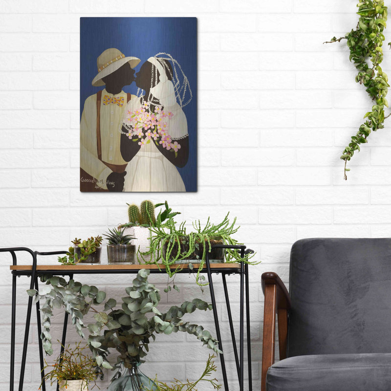 «You May Kiss The Bride» par Cassandra Gillens, H 16 po x l 12 po