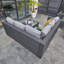 Deeanna 182 cm W L-Shaped Powder Coated Steel Patio Corner Sofa with Cushions-1146155872