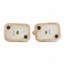 Tobacco Leaf Porcelain Dog Figurines Pair