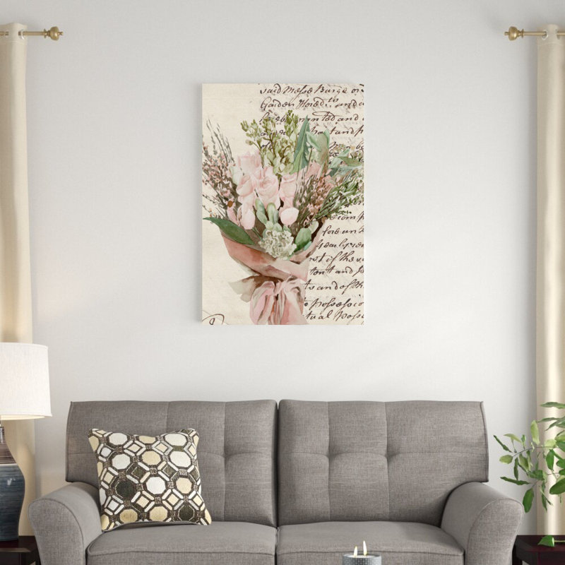 Bouquet enveloppé I, H 36 po x l 24 po