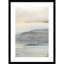 «Land No. 3» par Dan Hobday, impression sur bois encadrée