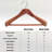 Danton Cedar Standard Hanger for Suit/Coat